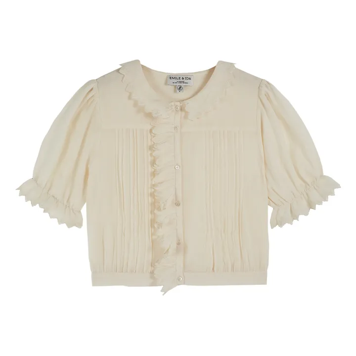 Emile et Ida Blouse Zober Brodée - Collection Femme | Ecru