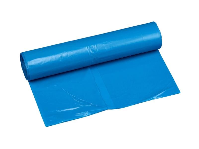 Papstar Kehrichtsack 120 l, 25 Stück, Blau Müllbeutel ohne OKS