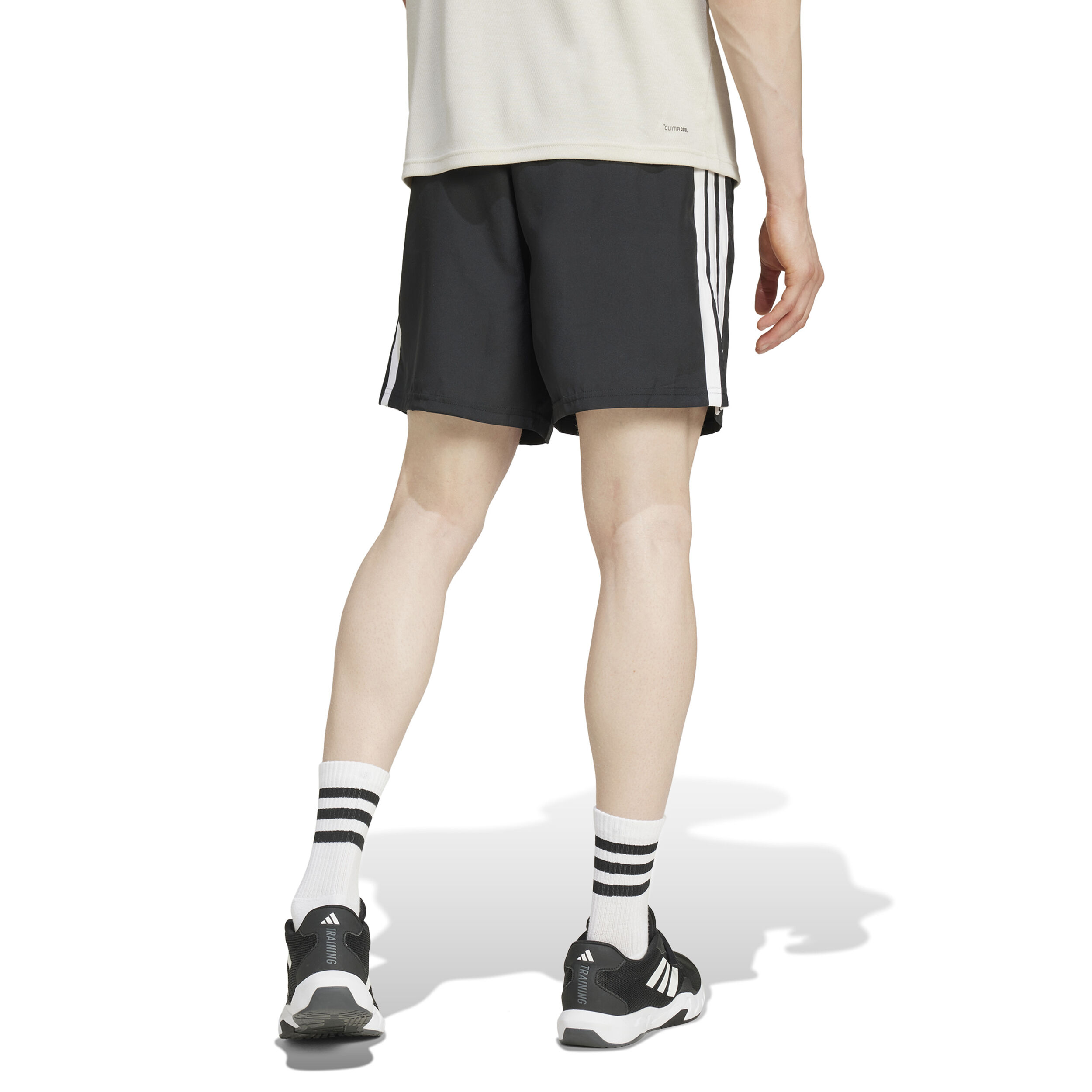 adidas Taining Essentials 3 Stripes Woven 7in Shorts Hommes - Noir
