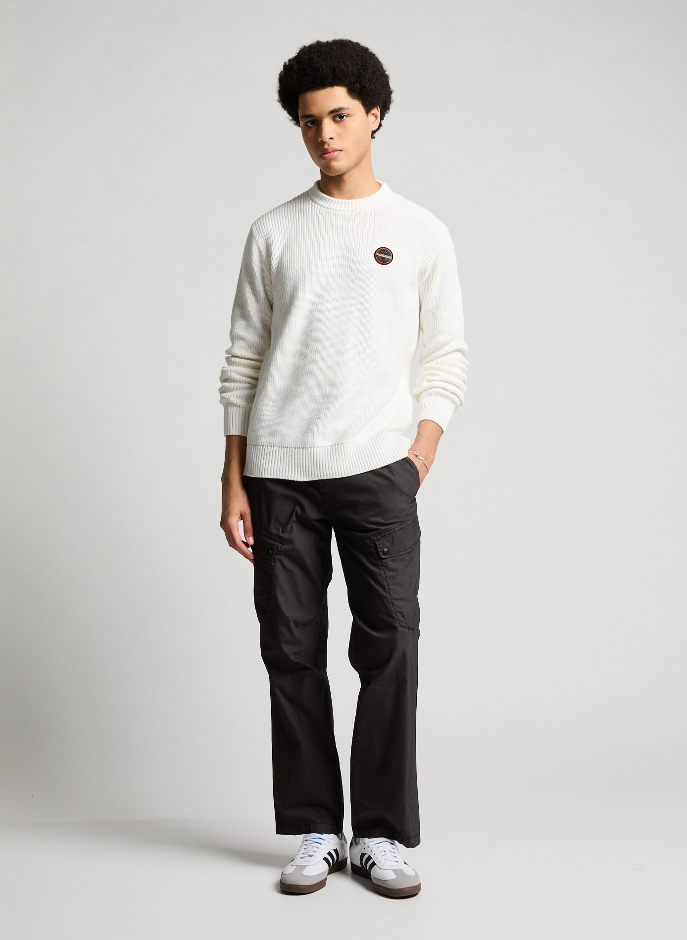 NAPAPIJRI Pull en coton - Blanc