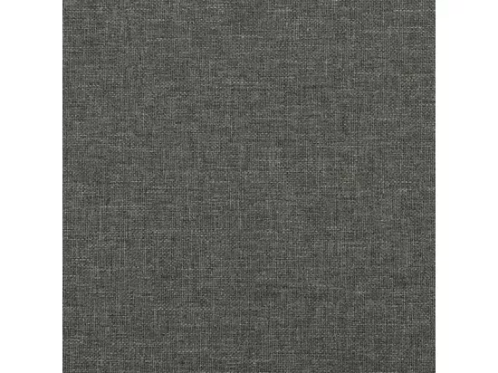 Sommier à lattes de lit Gris foncé 100x200 cm Tissu