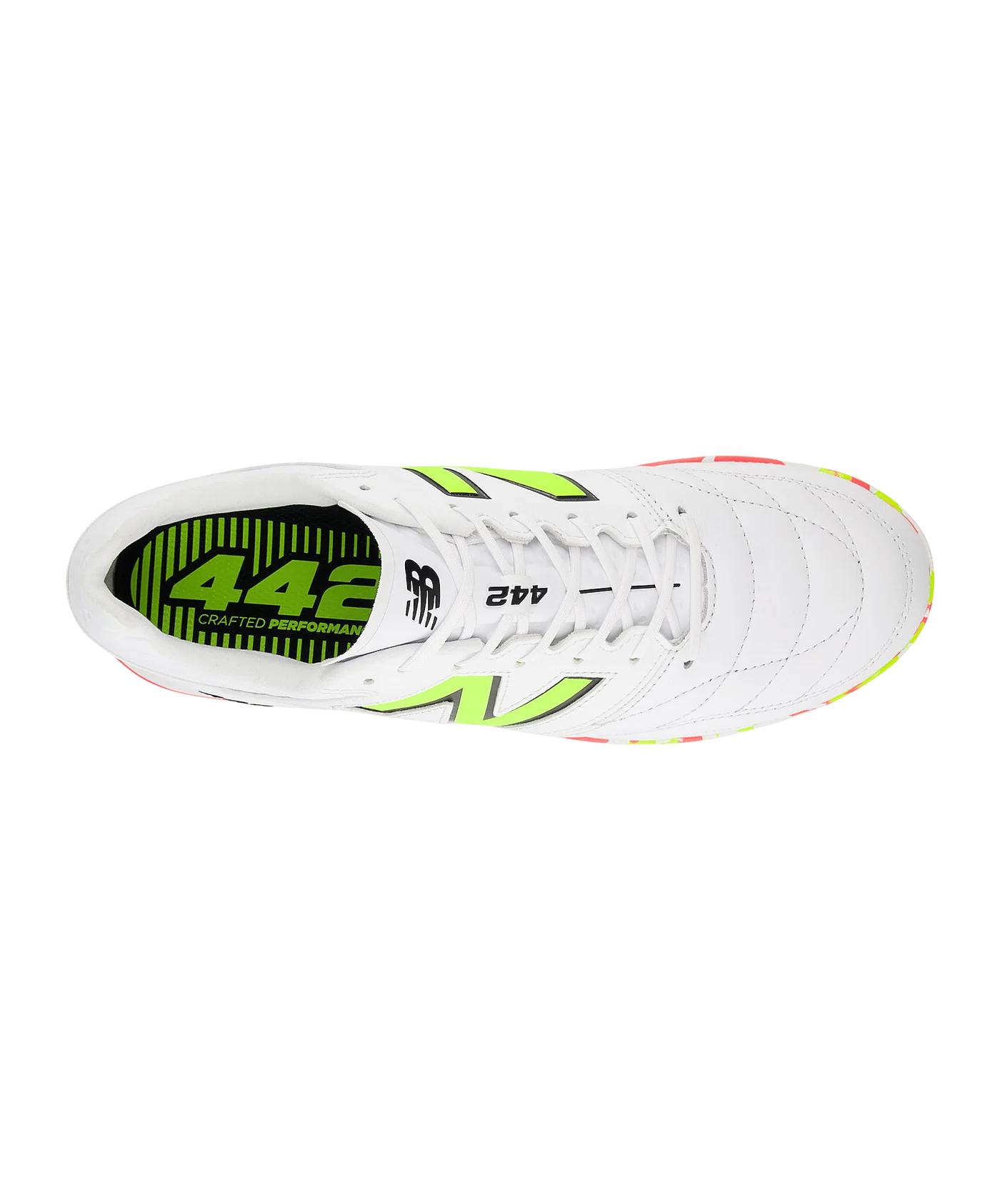 New Balance 442 Pro V2 TF Flash Point Weiss FIB2