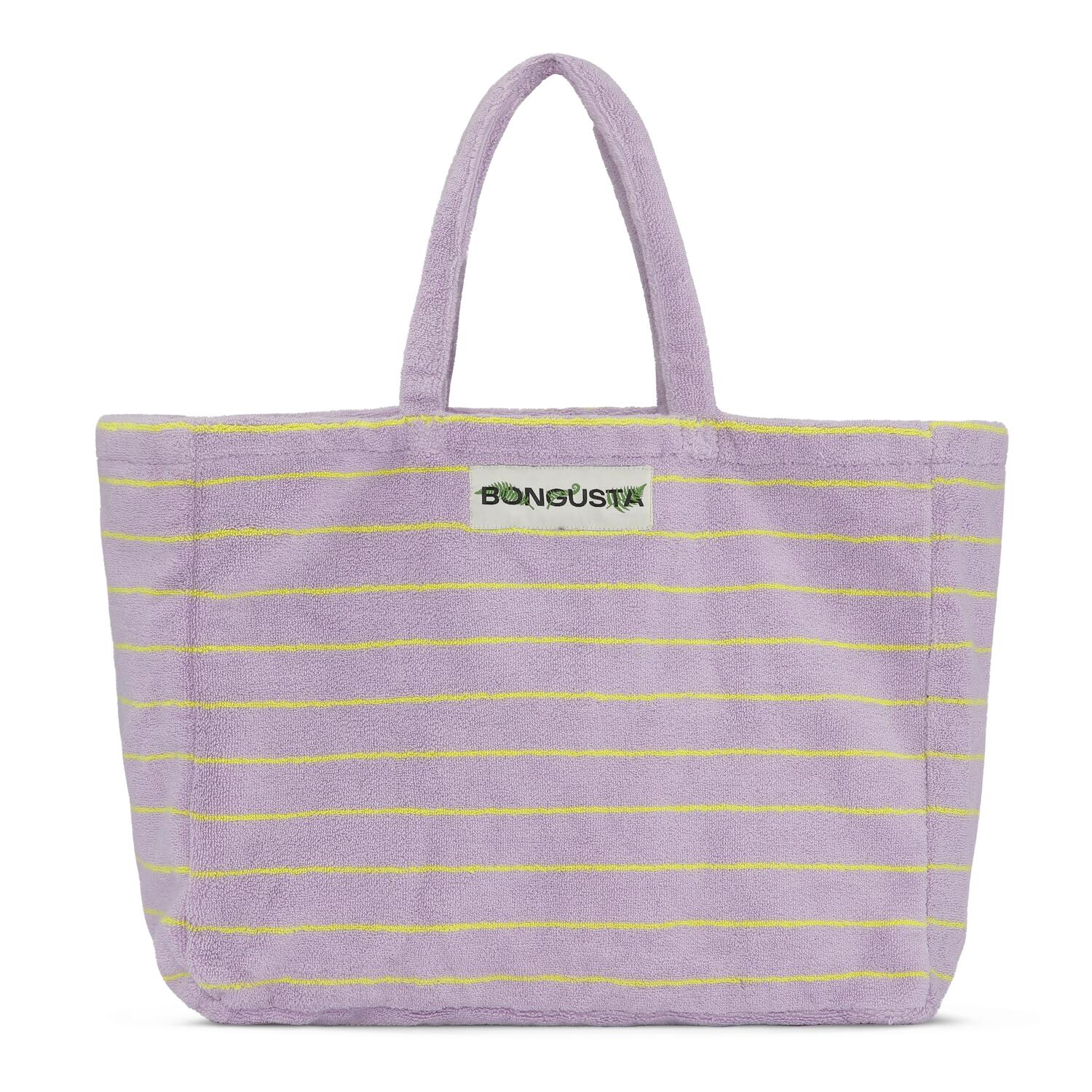 Bongusta  Naram weekendtaske - Lilac/Neon Yellow