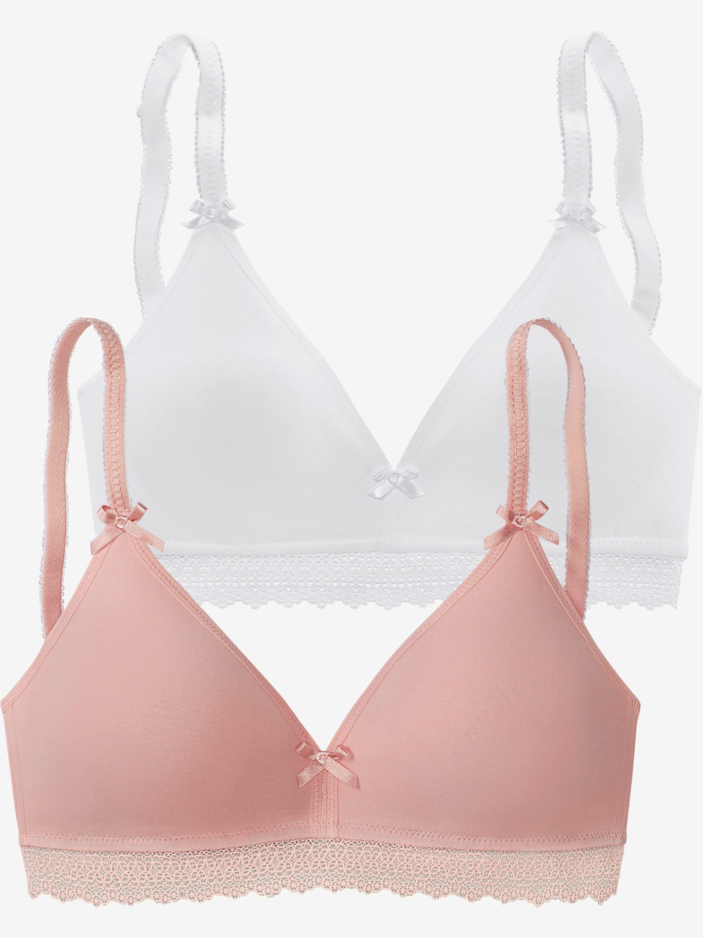 Soutien-gorge bralette sans armatures en lot de 2
