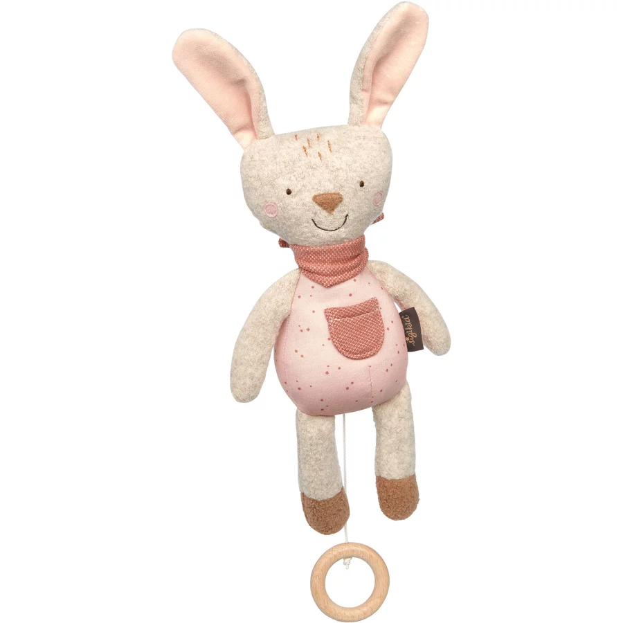 sigikid® Spieluhr Hase Yellow rosaweiß
