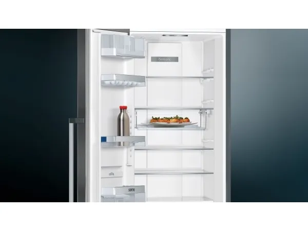 Siemens iQ700 KS36FPXCP - Køleskab - bredde: 60 cm - dybde: 65 cm - højde: 186 cm - 309 liter - Klasse C - BlackSteel