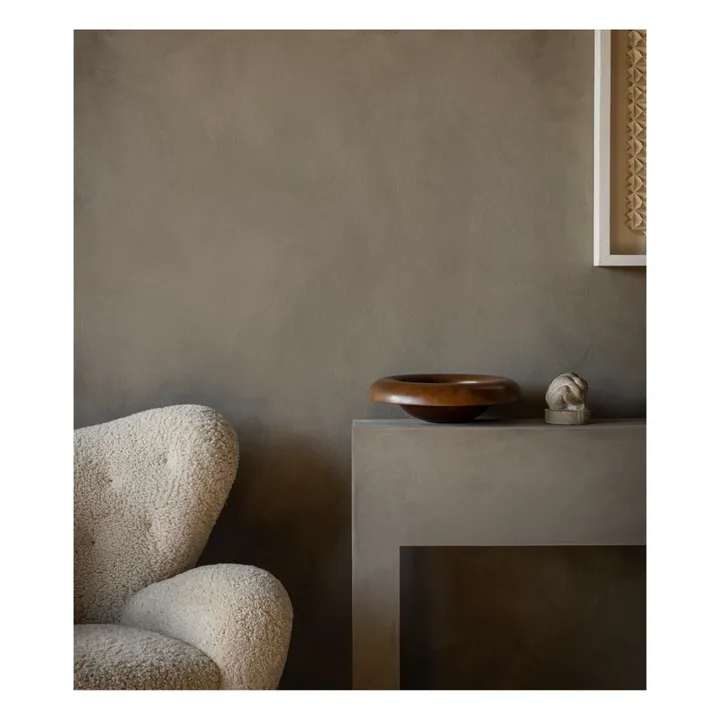 Audo Copenhagen Bol décoratif rond en bois  | Marron