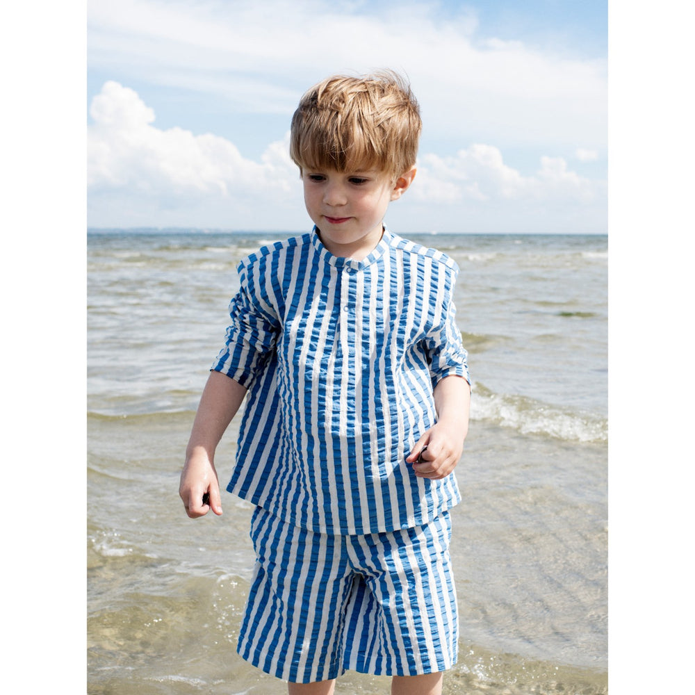 Køb Serendipity Azur Stripe Long Shorts