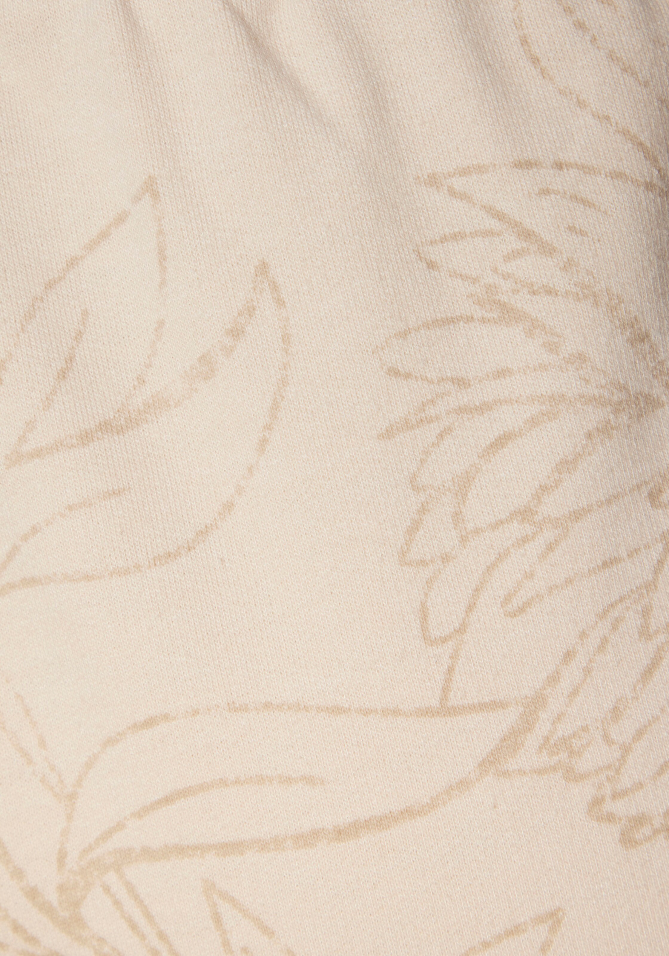 LASCANA Relaxshorts in beige-allover-gemustert