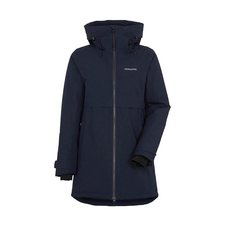 Didriksons Helle Wns Parka 5 Dark Night Blue