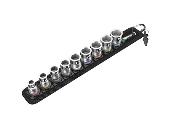 Wera Belt B 1, Støpselsett, 3/8