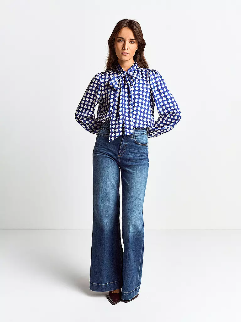 RICH & ROYAL Bluse blau