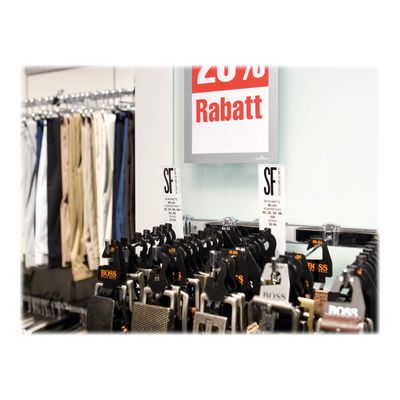 Durable Duraframe - Cadre d'affichage adhésif repositionnable - A5 - argent