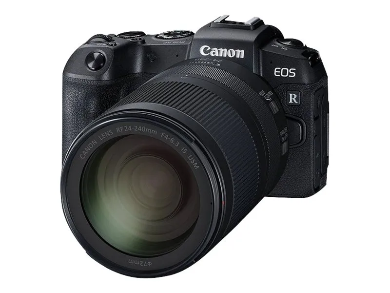 Canon EOS RP - Digitalkamera - spejlløst - 26.2 MP - Full Frame - 4K / 25 fps - 10x optisk zoom RF 24-240 mm F4-6.3 IS USM objektiv - Wi-Fi, Bluetooth