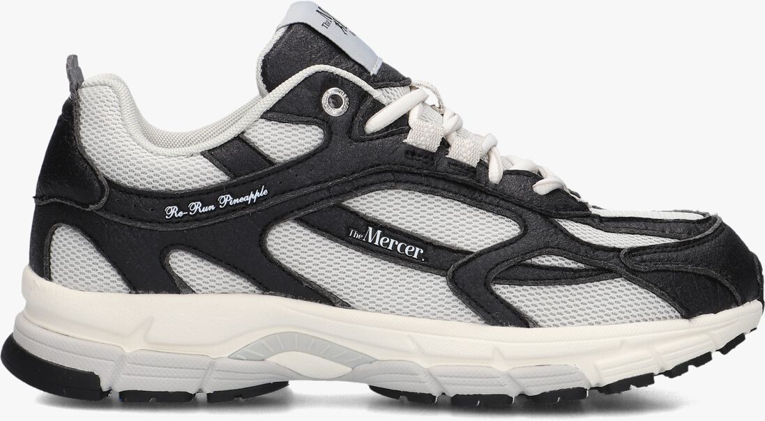 zwarte mercer amsterdam lage sneakers the re-run pineapple 2.0