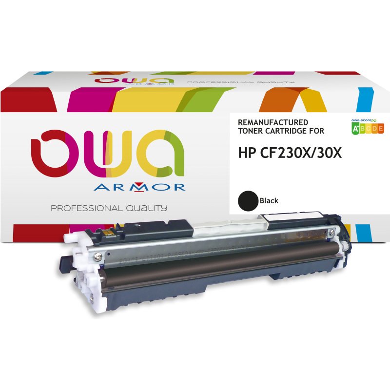 Toner remanufacturé OWA - haute capacité - Noir - pour HP CF230X
