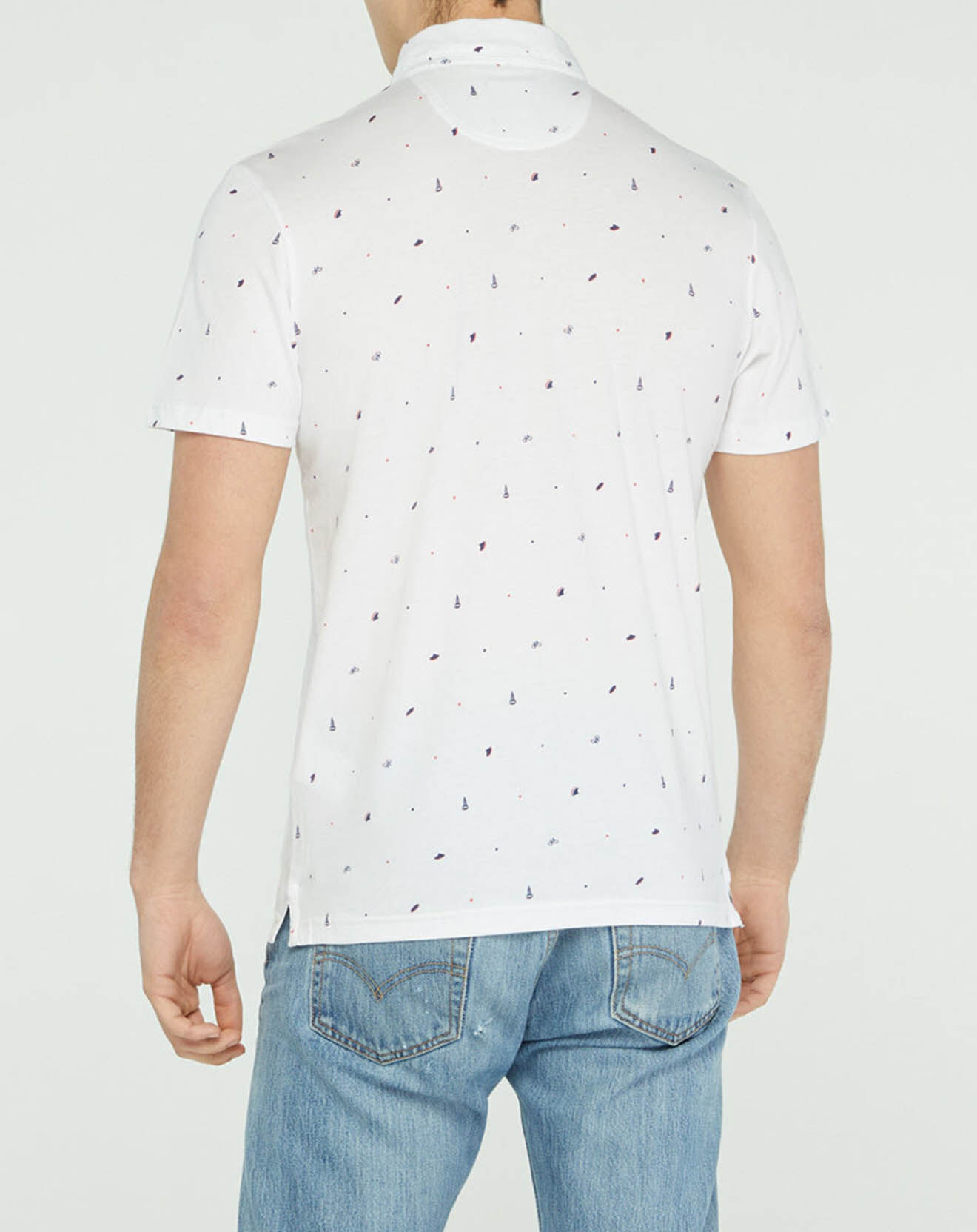 Oxbow Polo Nedra imprimé blanc