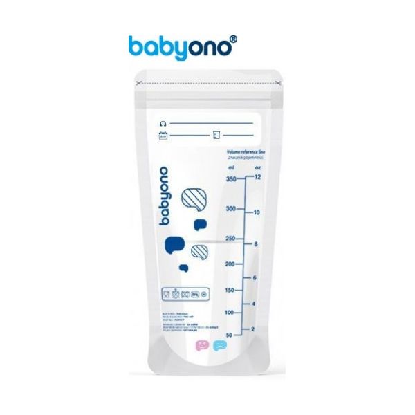 Baby Ono Sacos de armazenamento de leite materno com indicador de calor 20x350 ml