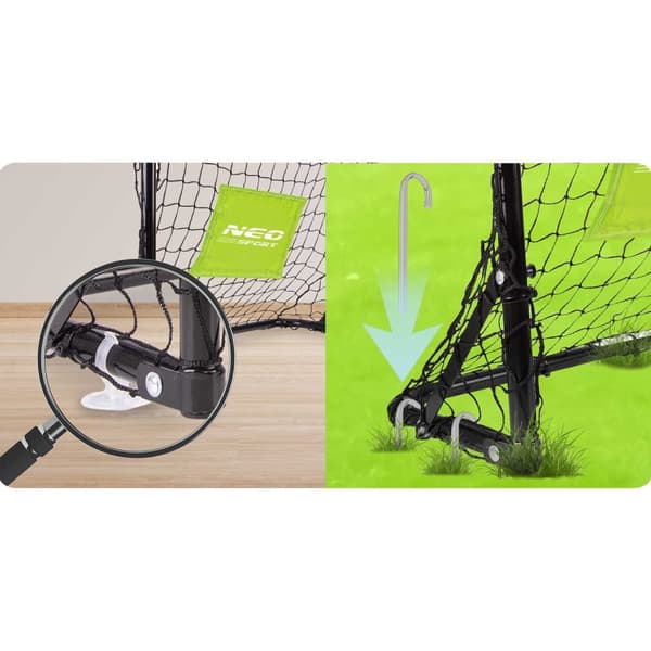 Fotballmål - sett med 2 - 60 x 45 x 25 cm NS-461