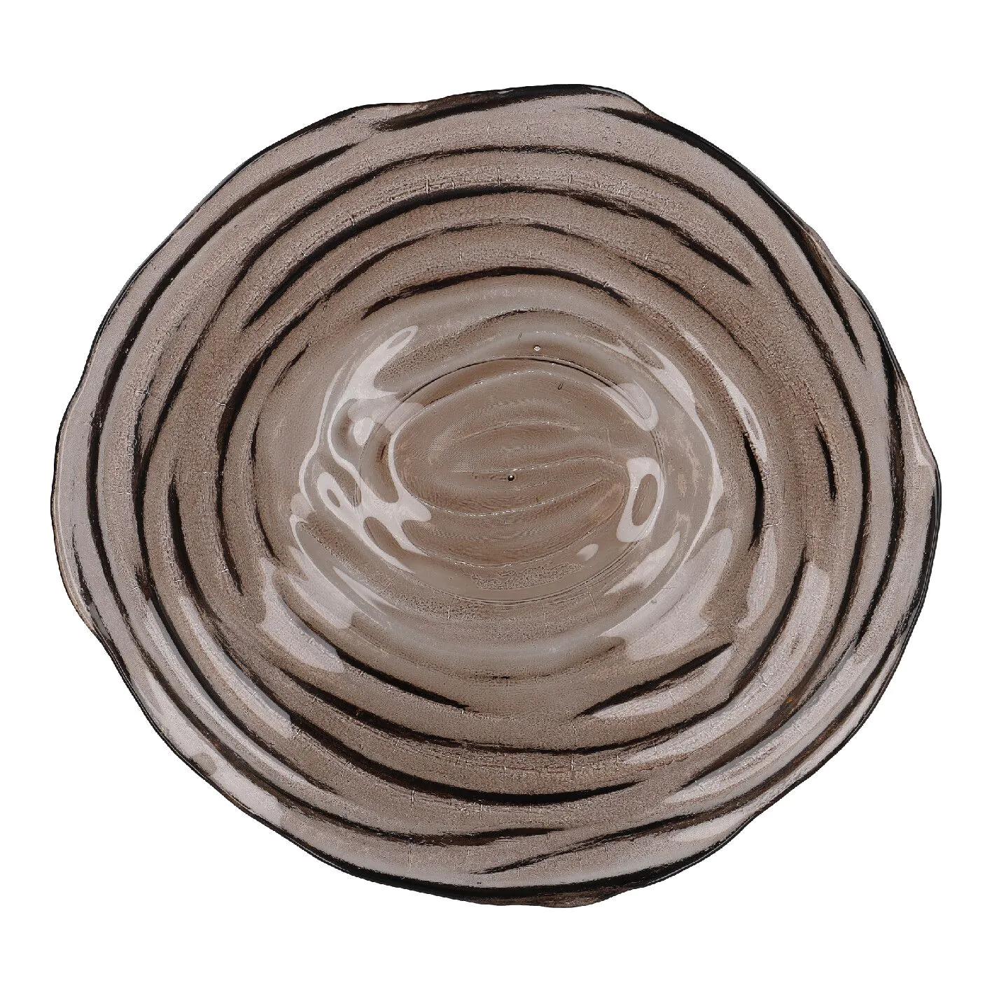 Deko-Schale Tornado, taupe, 32 cm