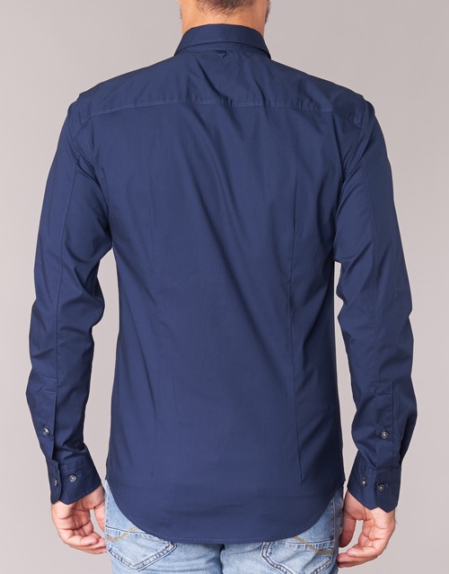 Tommy Jeans - TJM ORIGINAL STRETCH SHIRT Marino