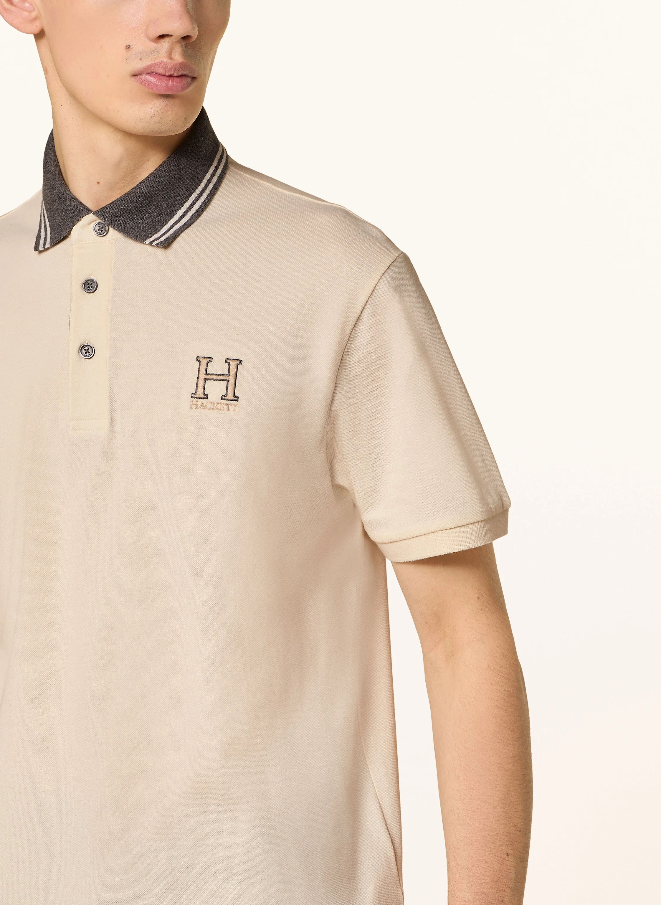 HACKETT LONDON Piqué-Poloshirt HERITAGE Classic Fit