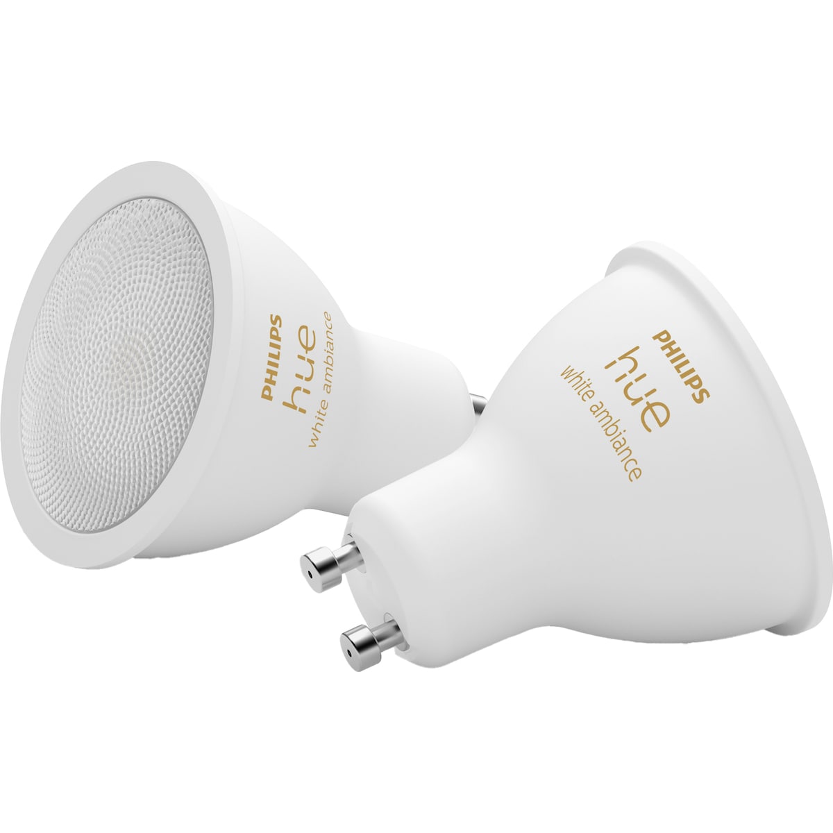 Philips Hue LED-lyspære GU10 4,2W (2-pakning)