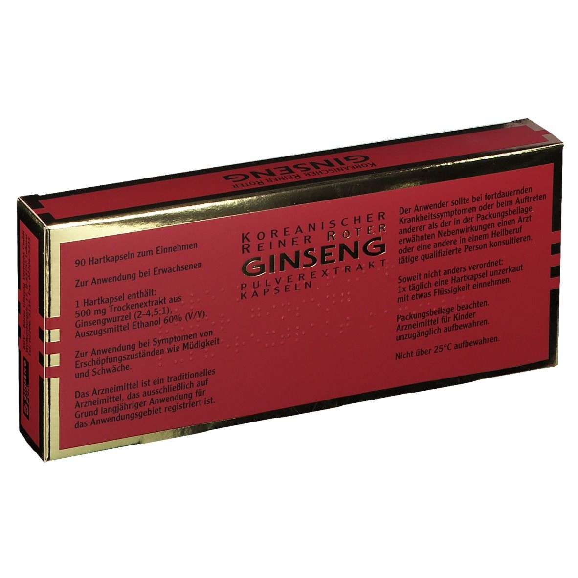 Roter Ginseng Extrakt Kapseln