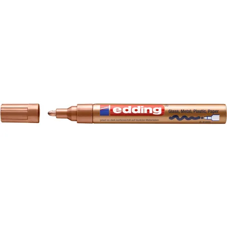 edding 750 Glanzlackmarker, 2-4mm, kupfer
