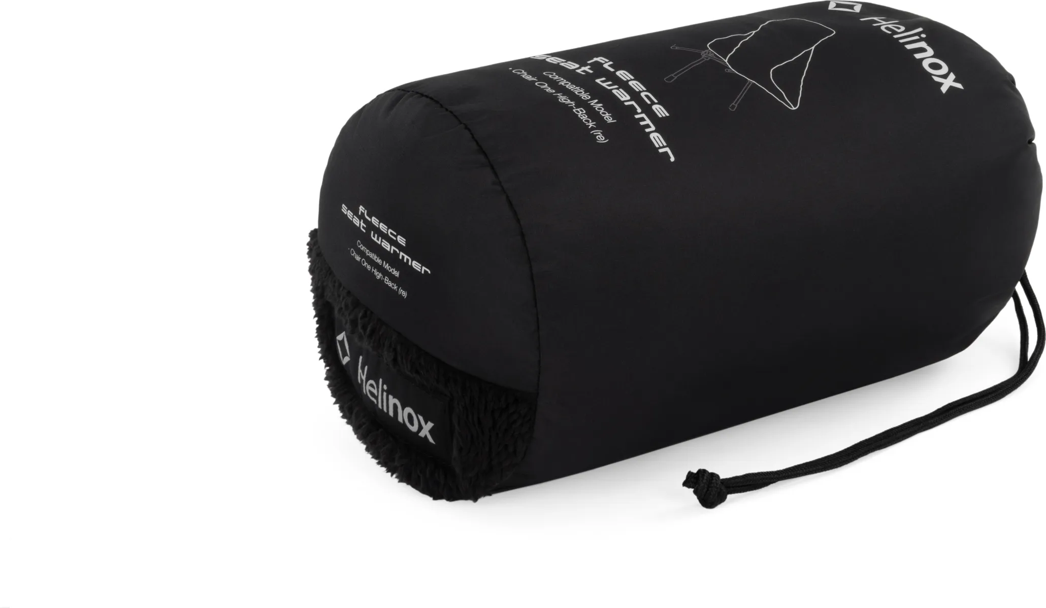 Helinox Fleece Seat Warmer For Chair One Highback (Re) Black