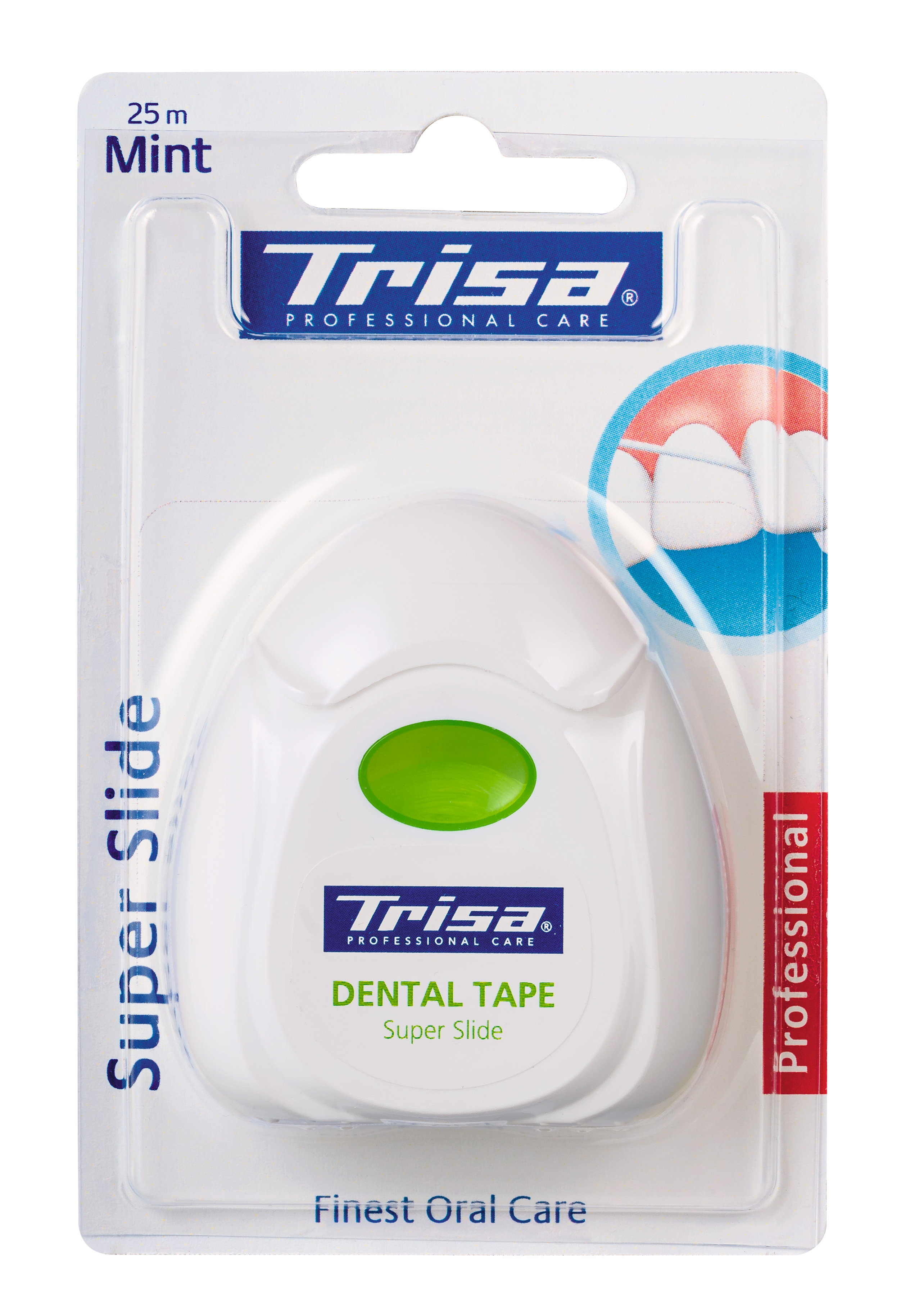 TRISA Zahnseide Super Slide 25m mint Xylitol 1 Stk