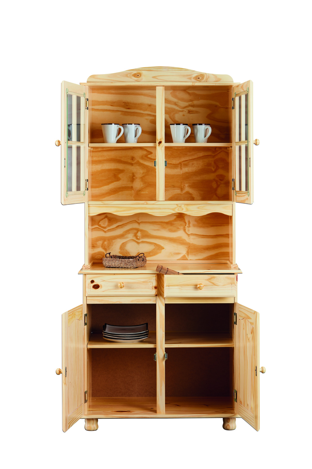 Buffetschrank ALICANTE - Kiefer massiv - 88 cm