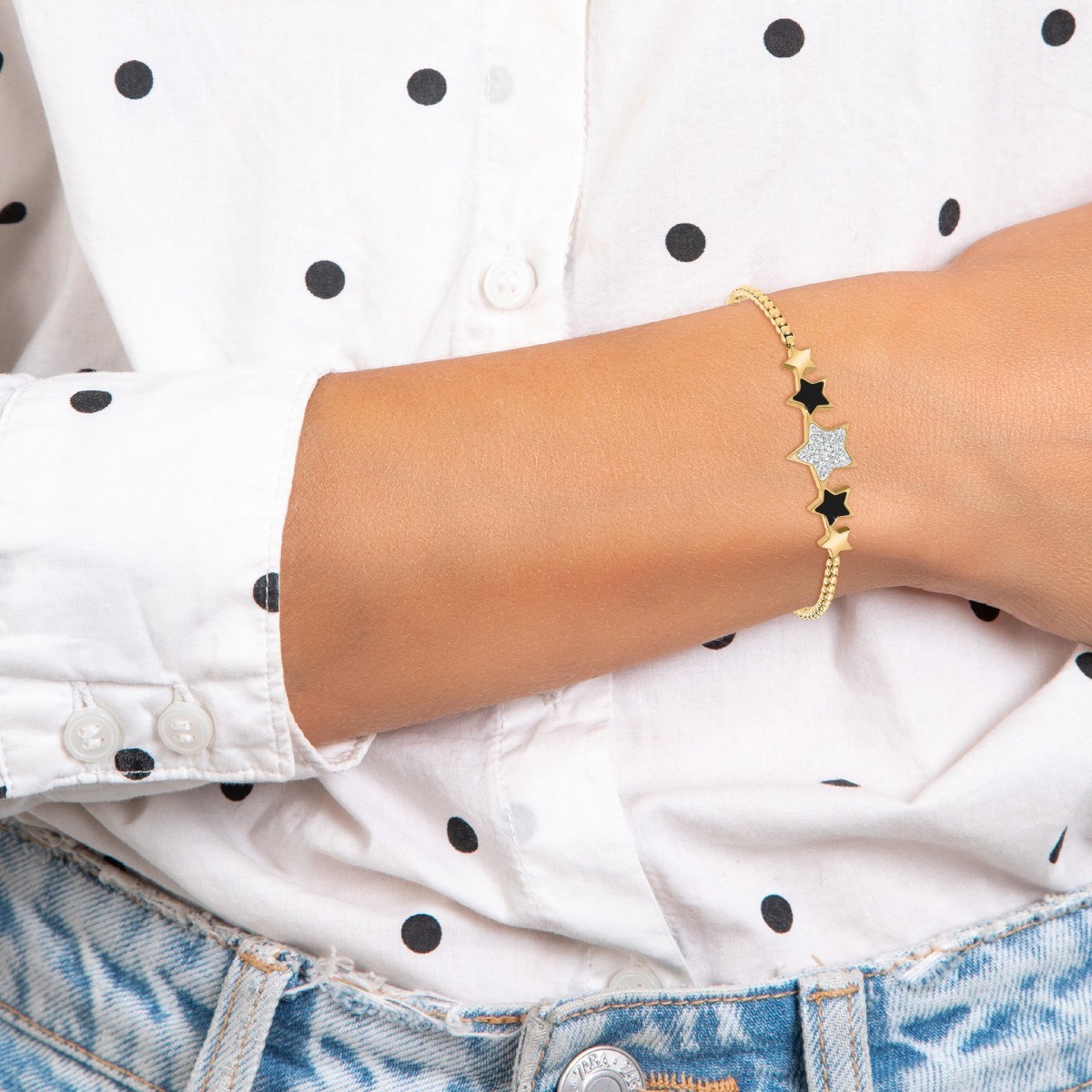 Bracelet étoile par SC Bohème orné de Cristaux scintillants