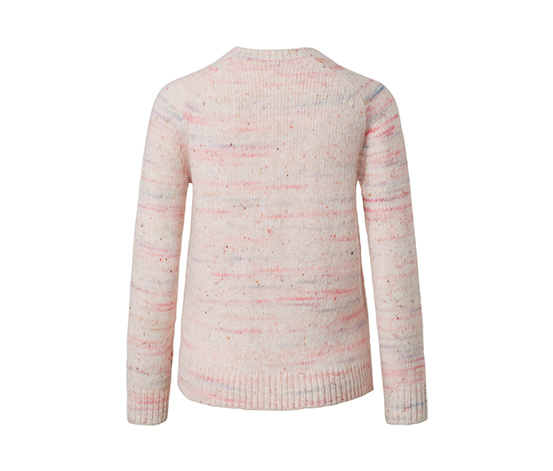 Grobstrick-Pullover mit Effektgarn