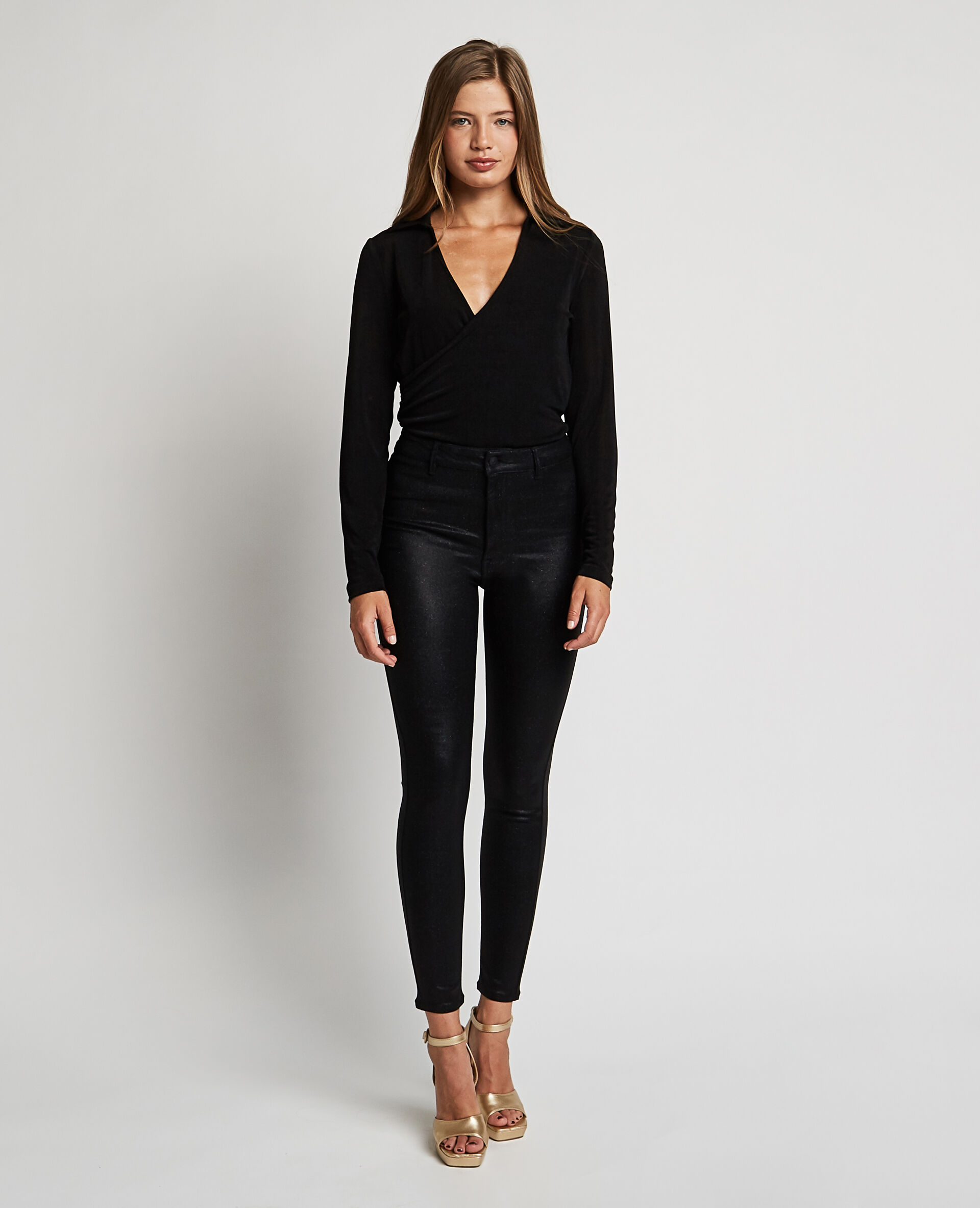 Jegging pailleté - Noir