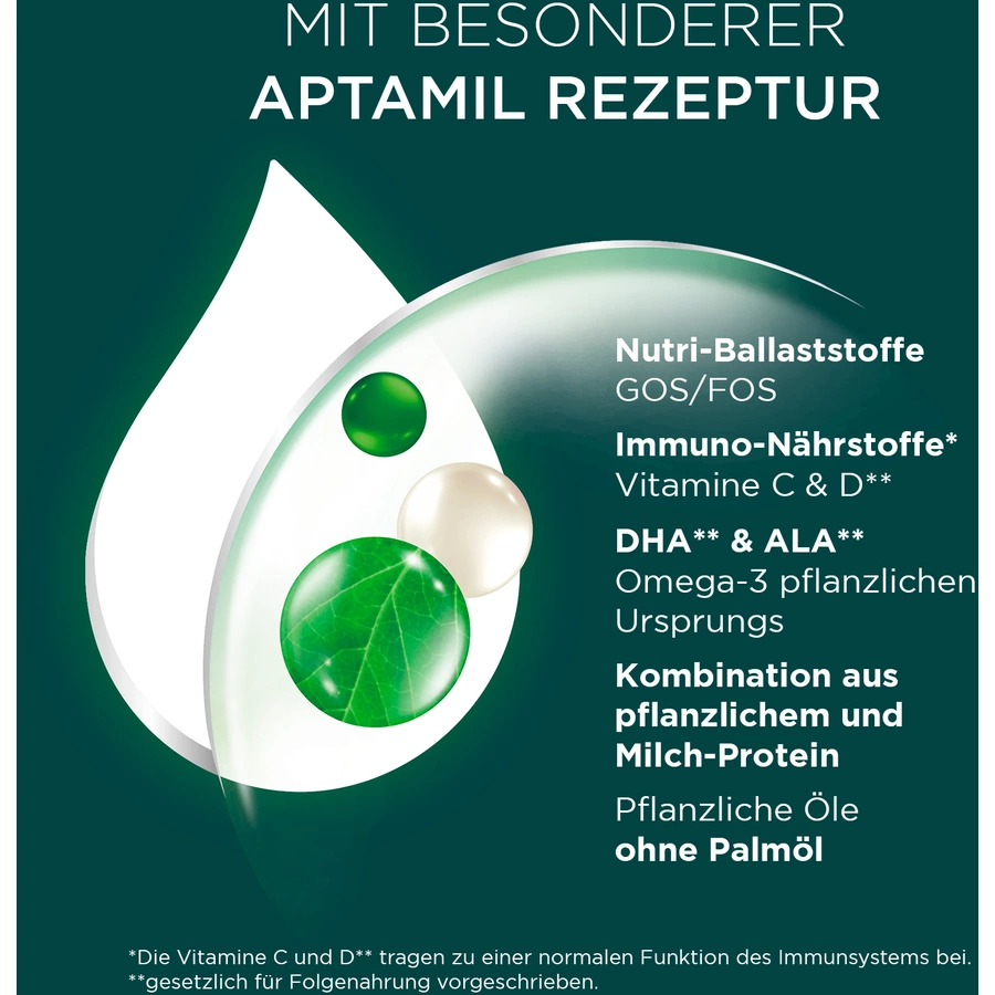Aptamil Folgenahrung 2 Milk Plants 800 g ab dem 6. Monat