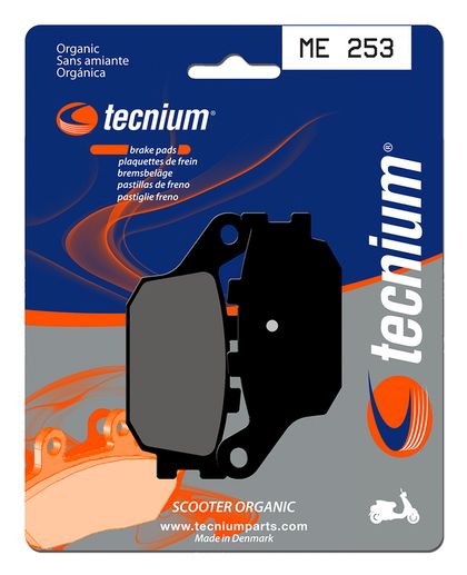 Plaquettes de freins Tecnium Scooter organique - ME253