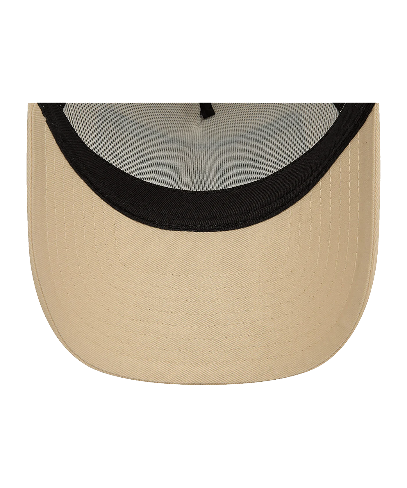 New Era Miami Plate Trucker Cap Beige