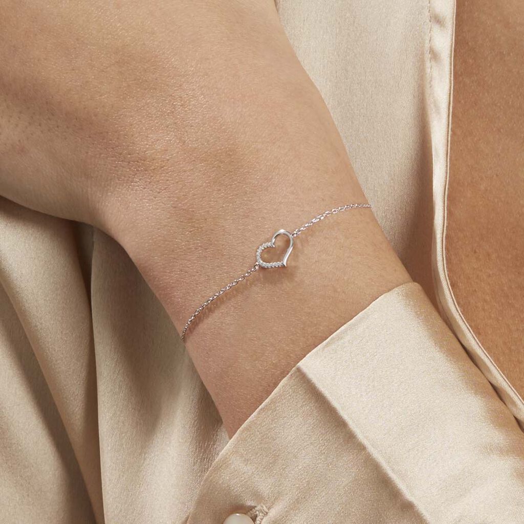 Bracelet Bertille Argent Blanc Oxyde De Zirconium
