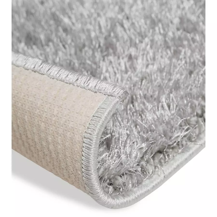 Wecon home basics Hochflorteppich Fanny hellgrau