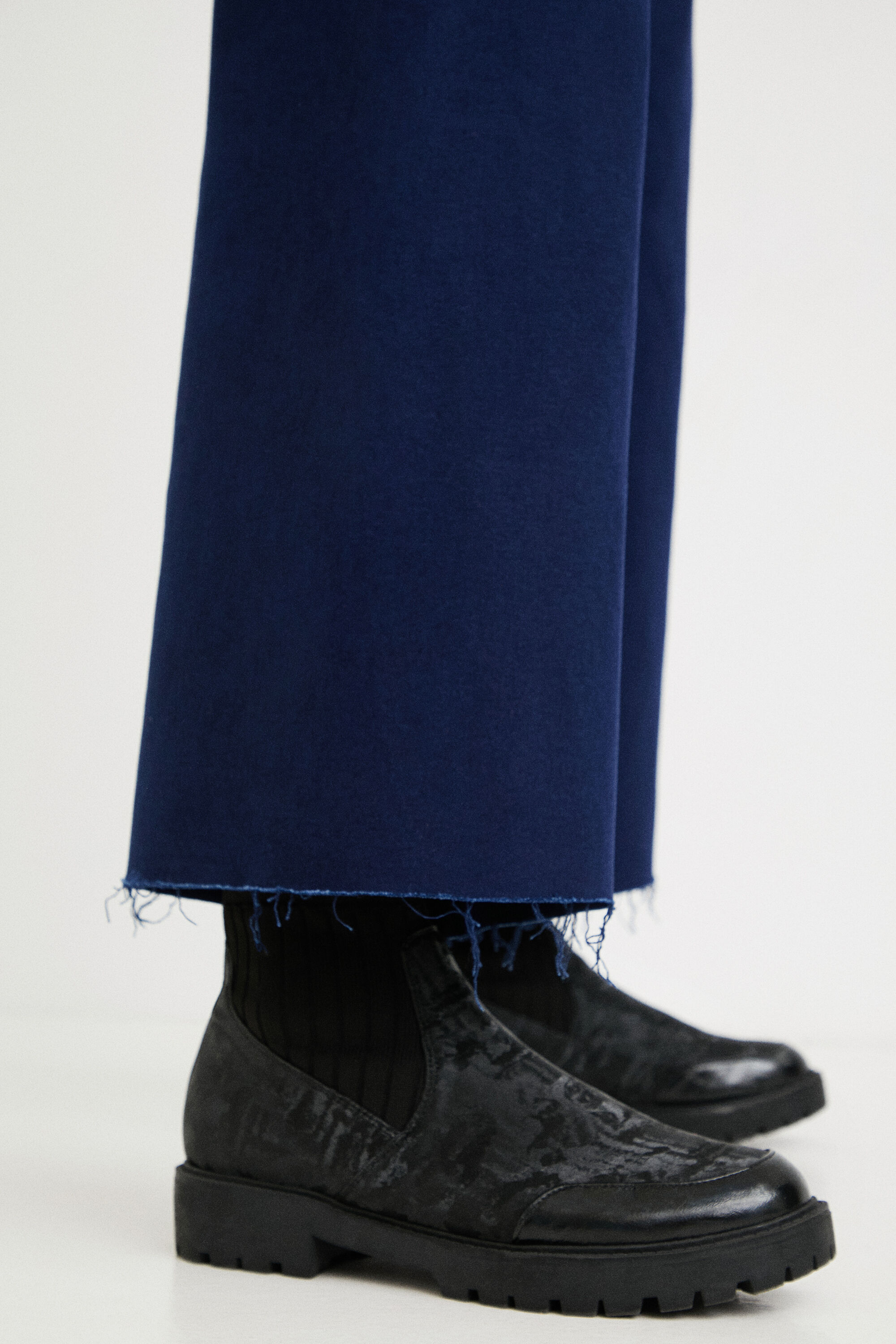 Jupe-culotte courte en jean