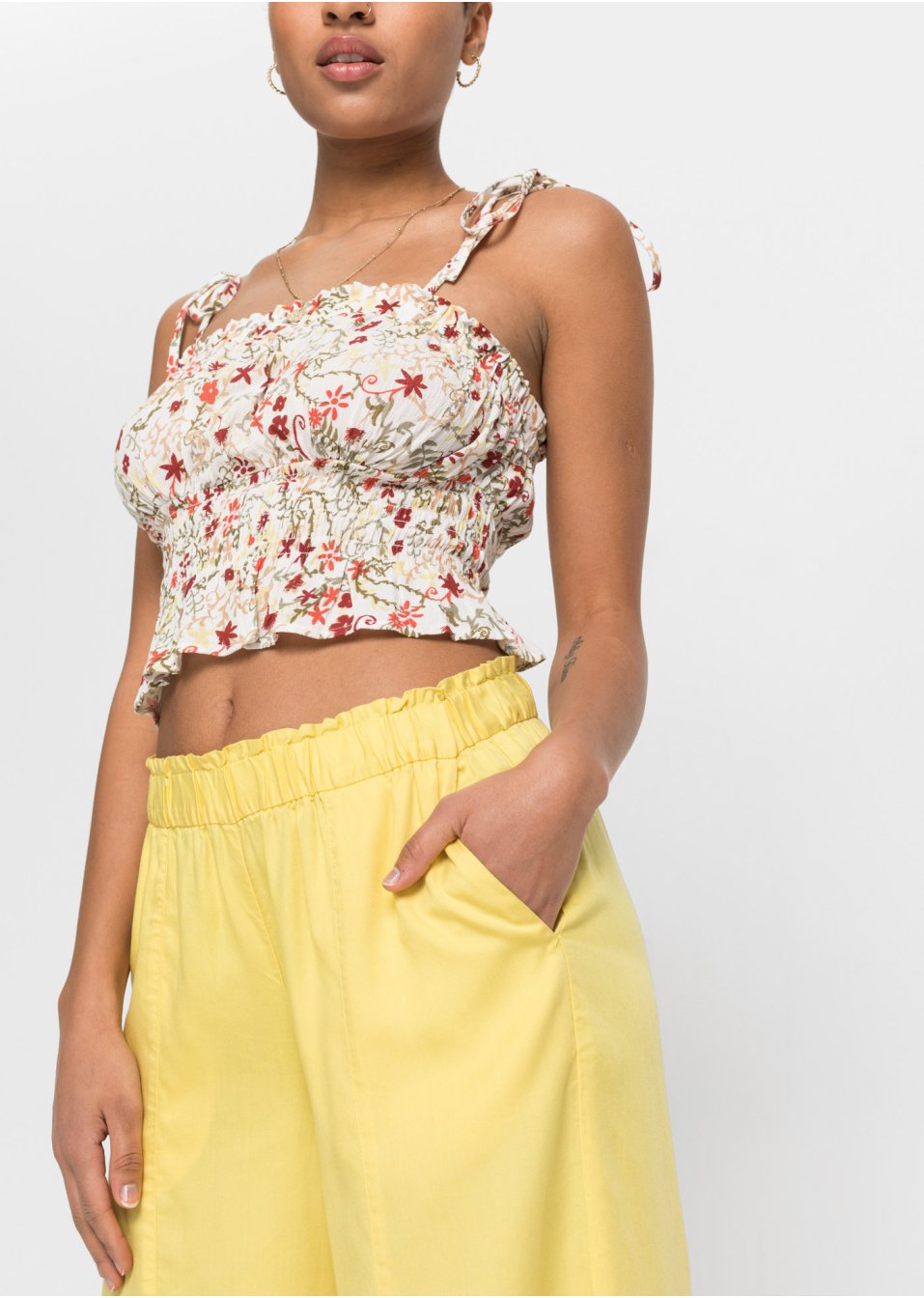 Pantalon large en Tencel