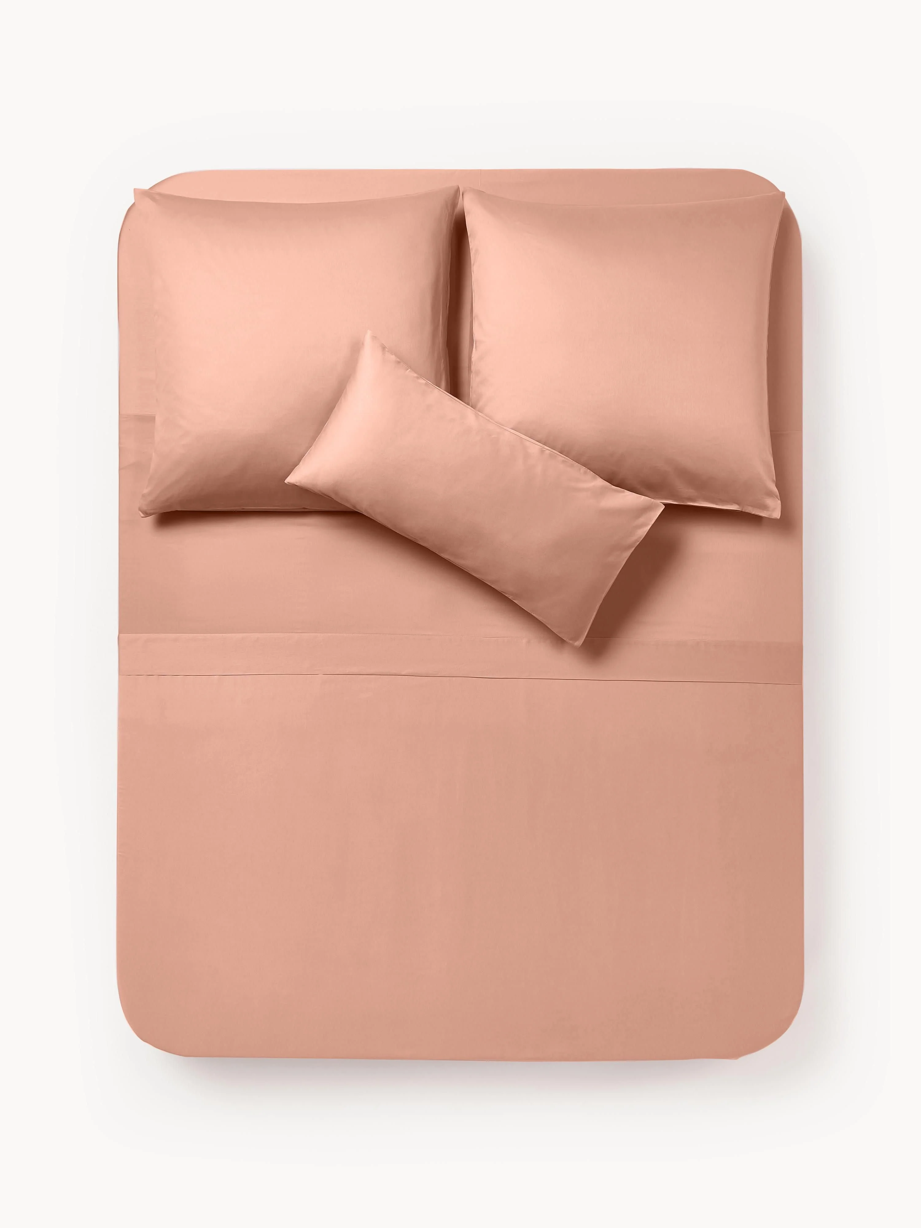 Katoensatijnen laken Comfort
