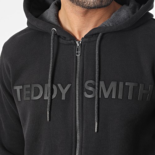 Sweat Zippé Capuche Giclass 10913638D Gris Anthracite