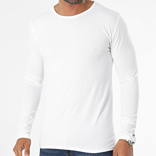 Lot De 3 Tee Shirts Manches Longues 3022 Noir Blanc Gris Chiné