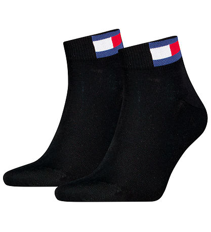 Tommy Hilfiger Strømper - 2-pak - Sort