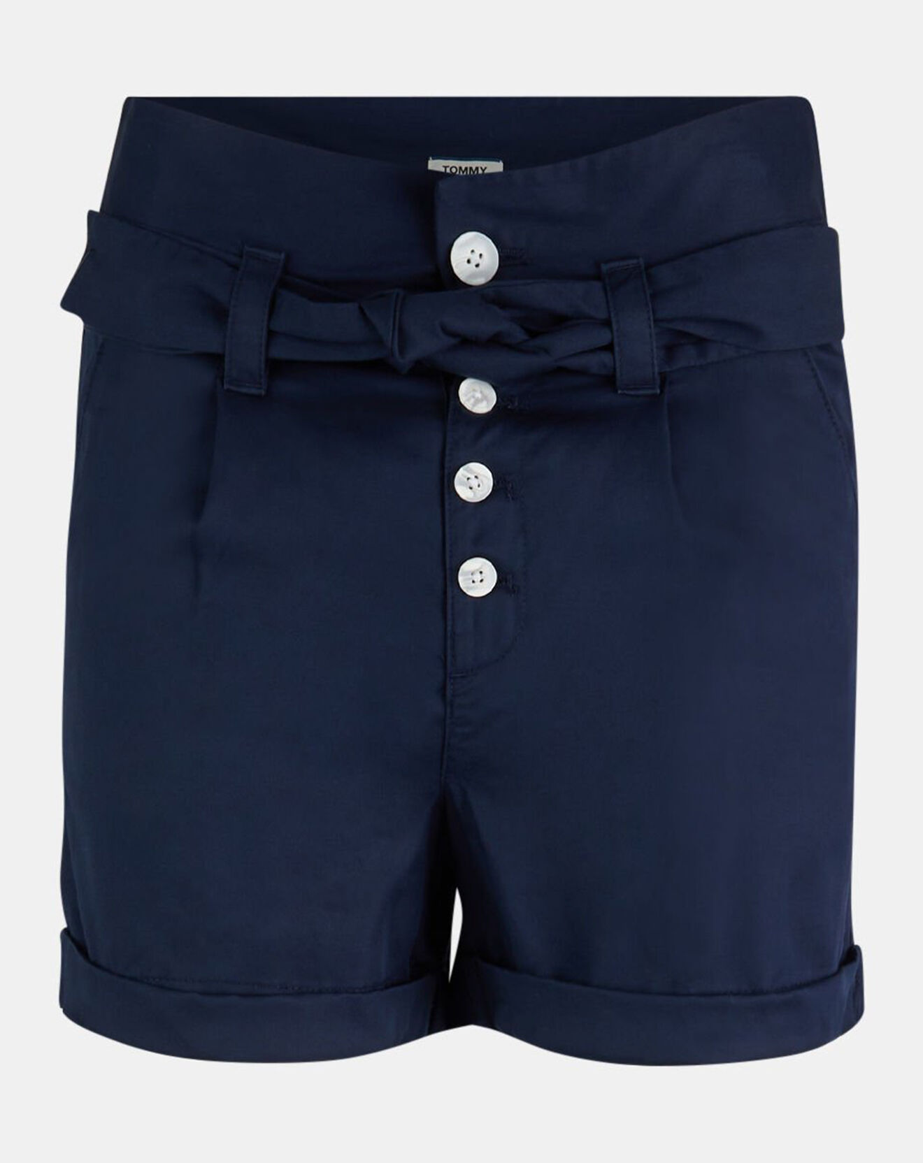 Tommy Jeans Short Lyocel bleu marine