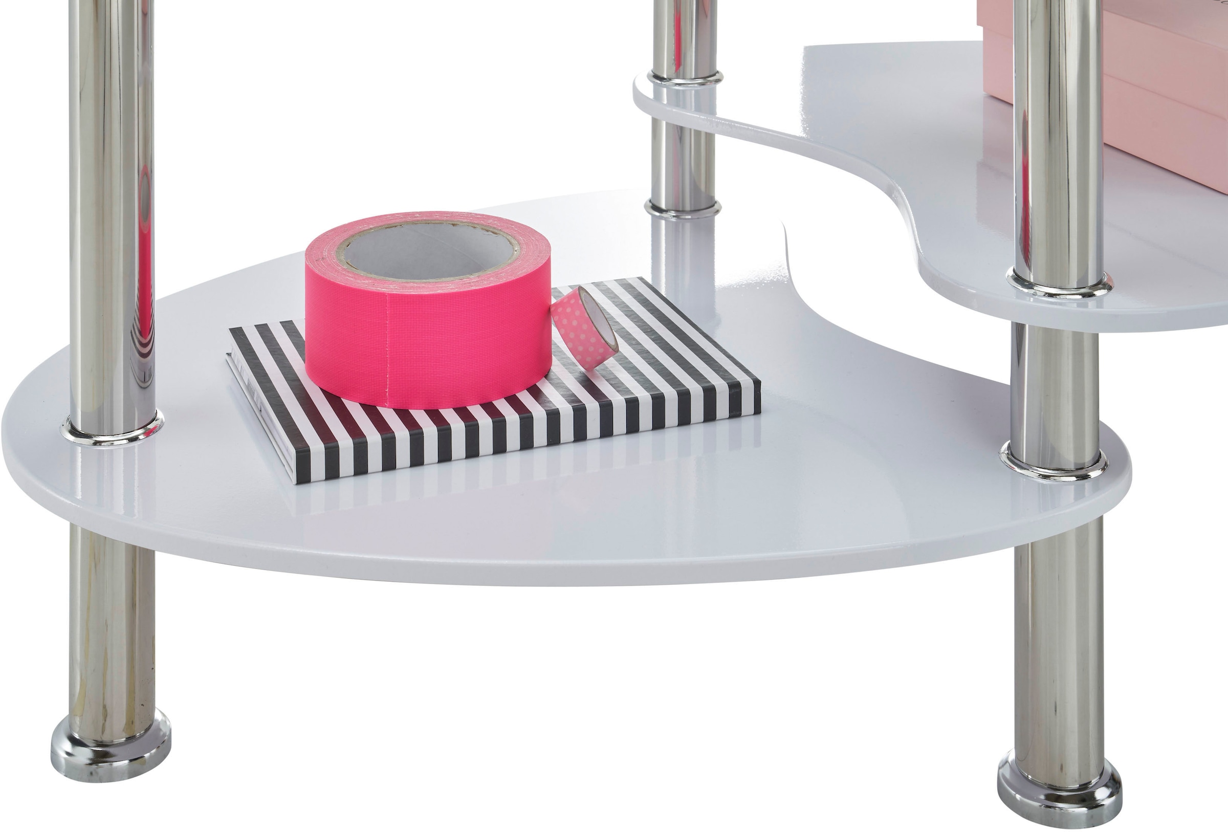 Stolkom Couchtisch »Panty Glastisch, Wohnzimmertisch, Beistelltisch Glas BxHxT 90x42x55 cm« Couchtisch, OTTOs Choice,  Sicherheitsglas 8mm, Ablage in MDF Eiche Artisan und Eiche Sonoma