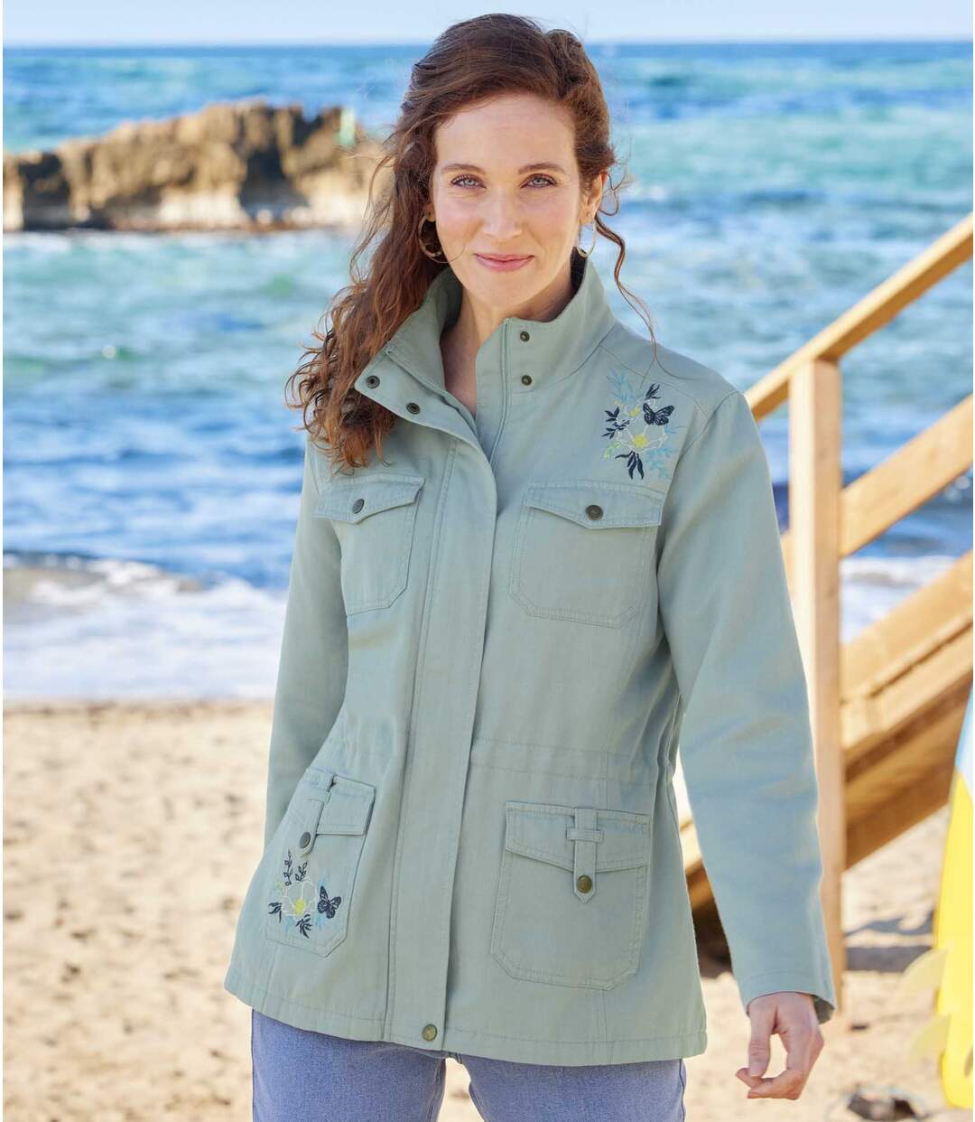 Veste Saharienne Brodée