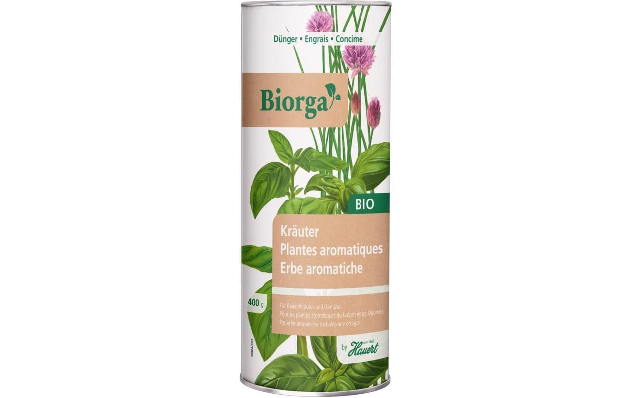 Biorga Kräuterdünger, 0.4 kgDünger für Balkonkräuter